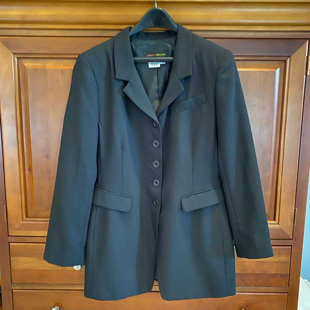 Long black blazer